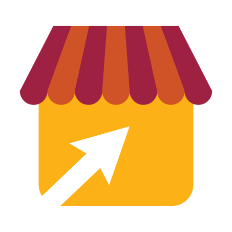 Logo Shop local Latino businesses